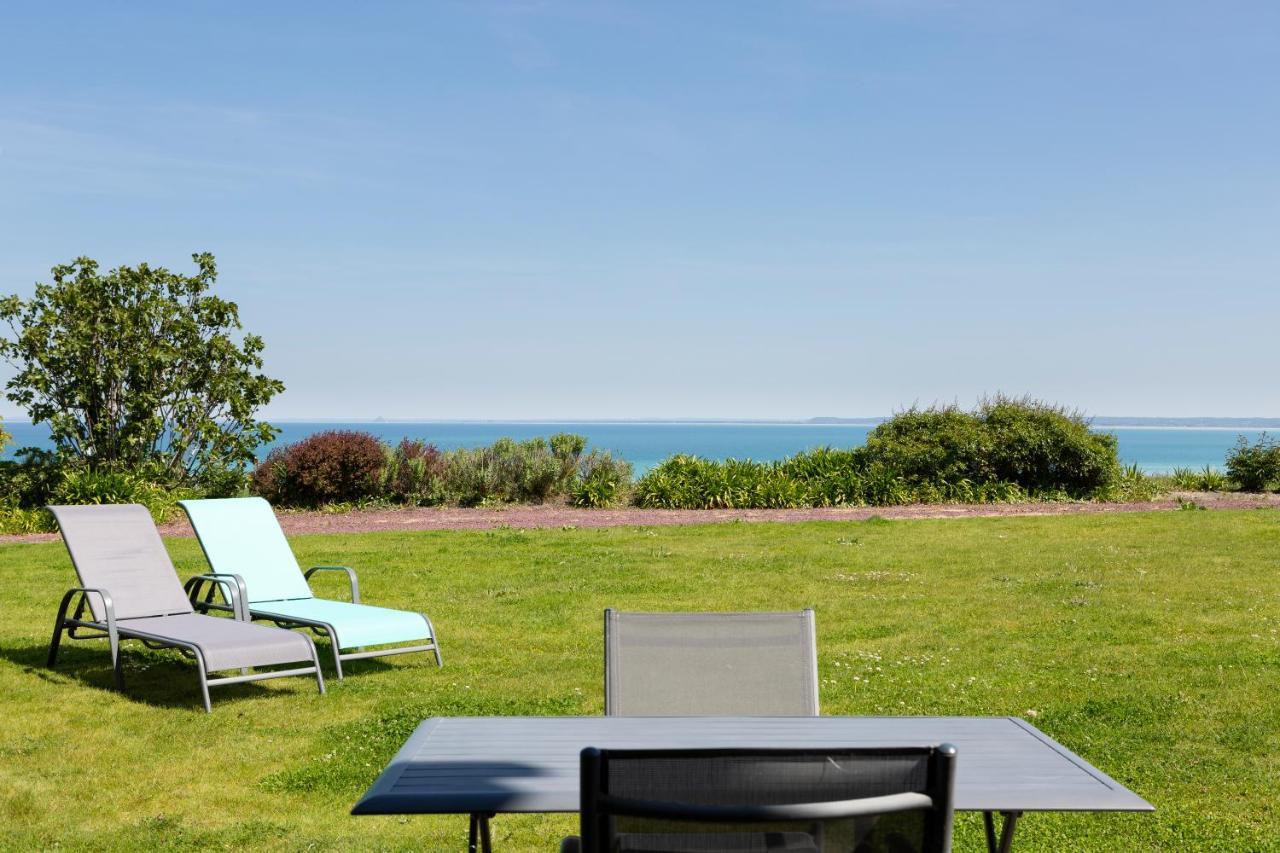 La Métairie du Vauhariot: Seaside Lodge with Mont Saint-Michel View Cancale Exterior photo